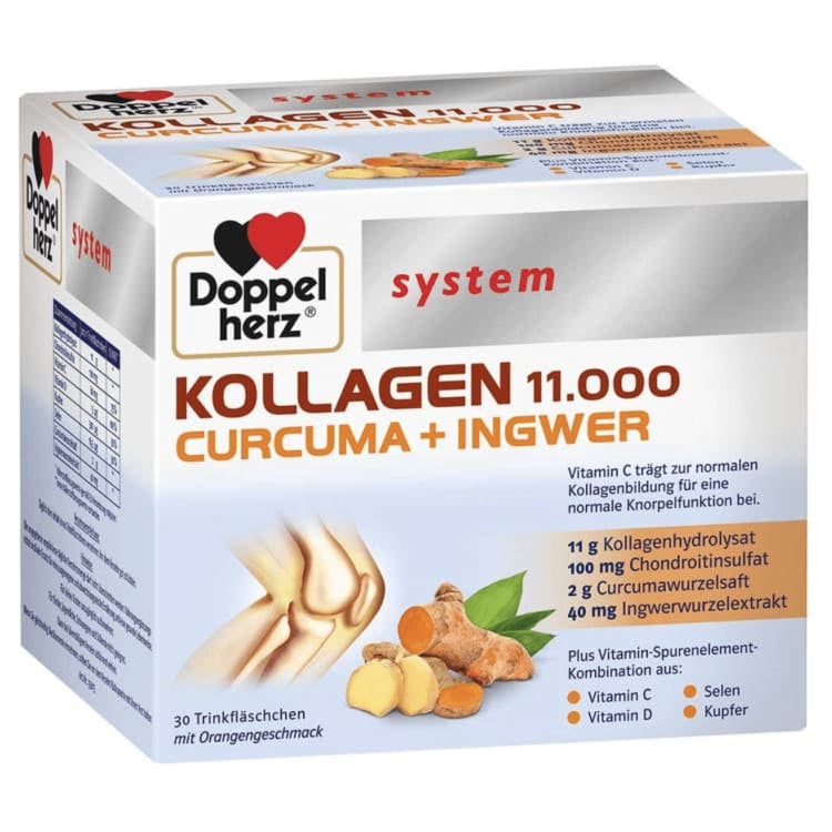 Kolagen 11.000 plus curcuma + ingwer