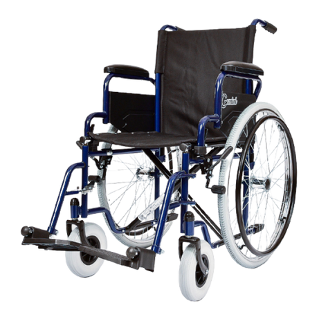 INVALIDSKA KOLICA MEHANIČKA GEMINI BLUE