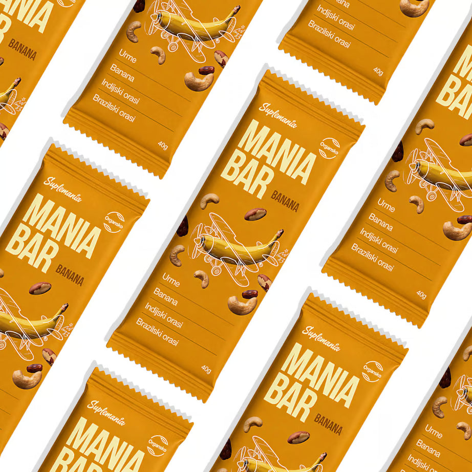 Mania Bar Banana 40g
