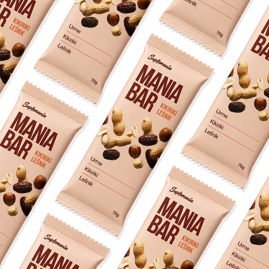 Mania Bar Kikiriki Lešnik 70g