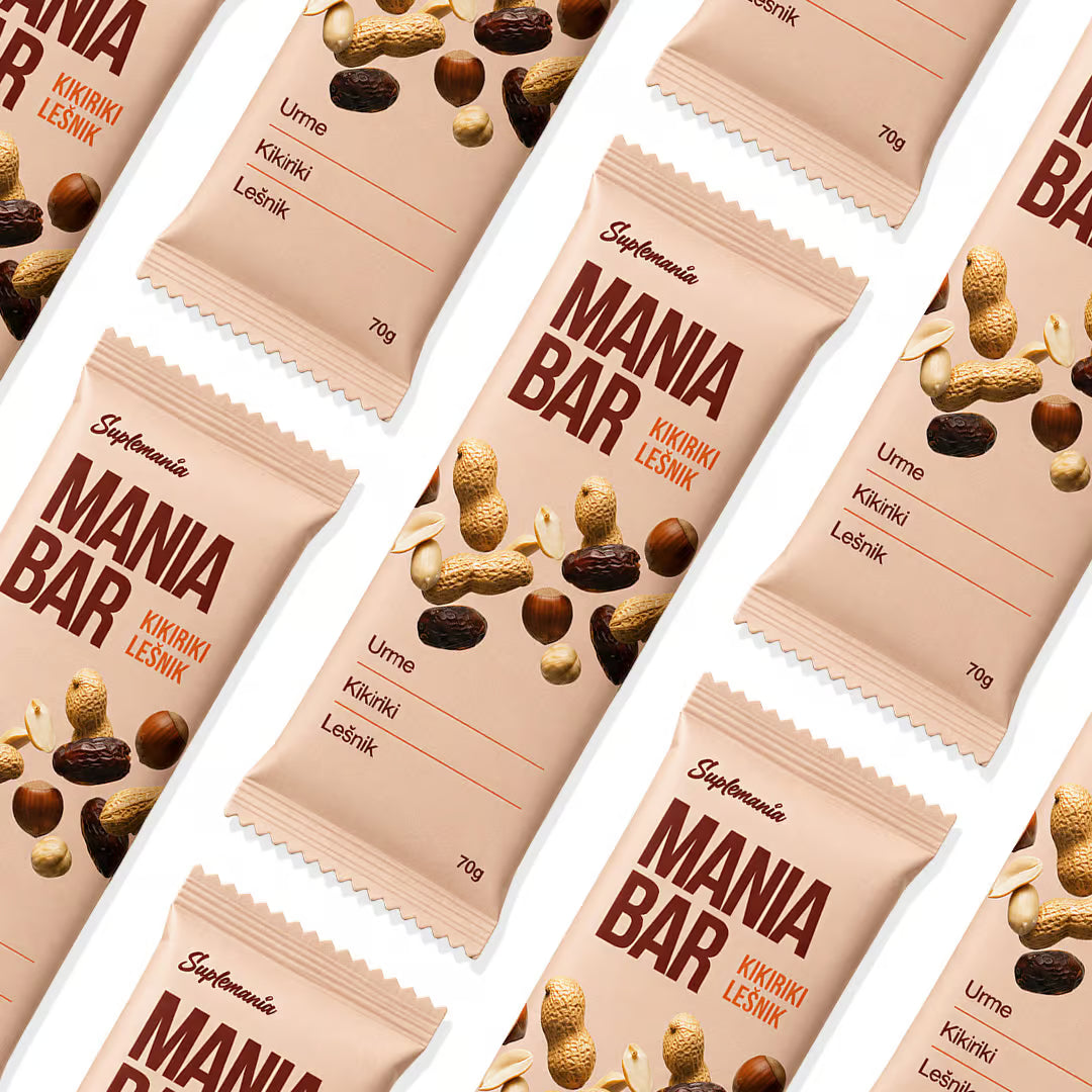 Mania Bar Kikiriki Lešnik 70g