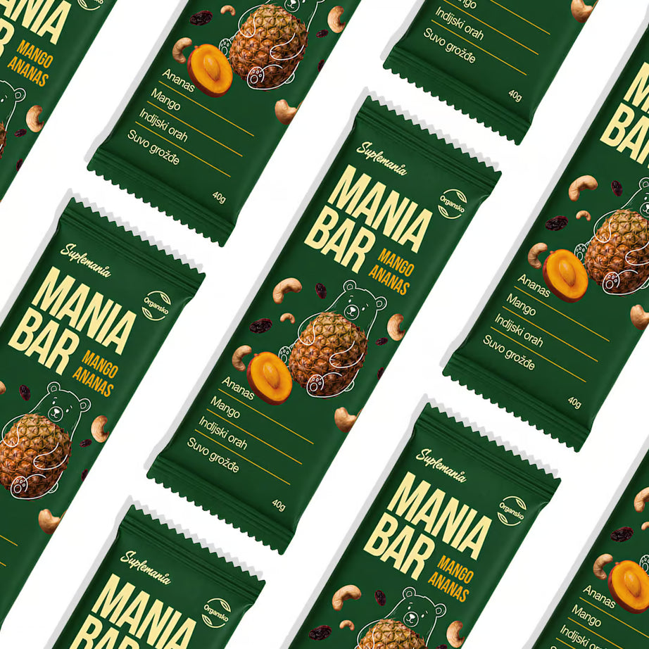 Mania Bar Mango Ananas 40g