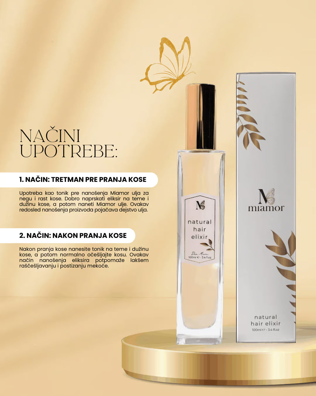 Miamor Elixir za zaštitu, negu i raščešljavanje kose 100ml