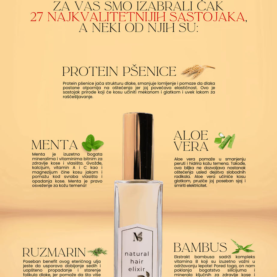 Miamor Elixir za zaštitu, negu i raščešljavanje kose 100ml