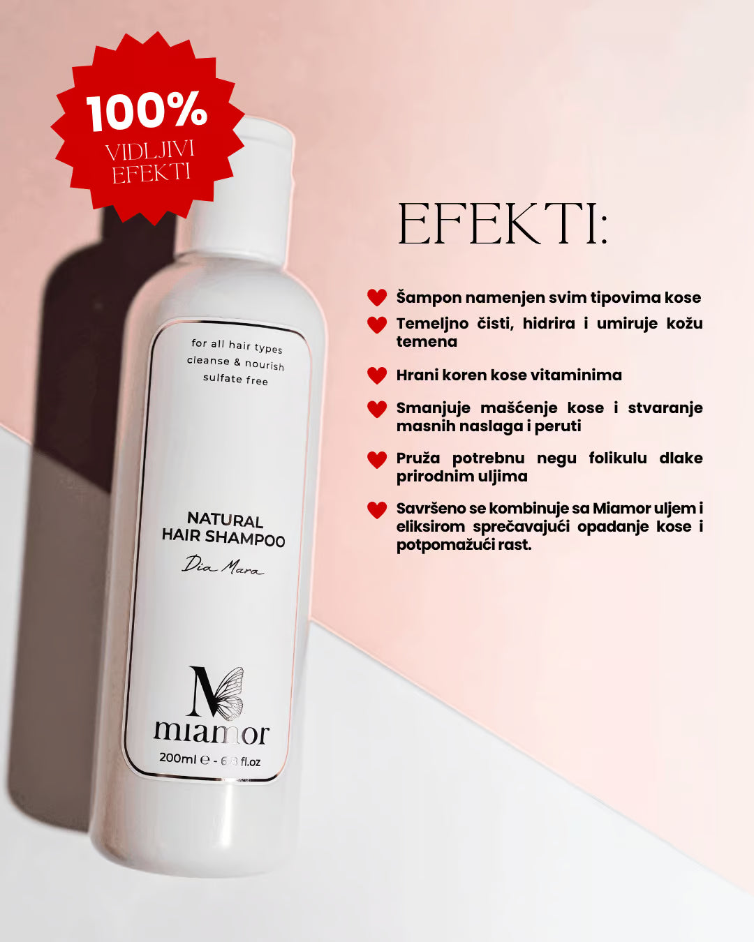 Miamor Šampon za sve tipove kose bez sulfata