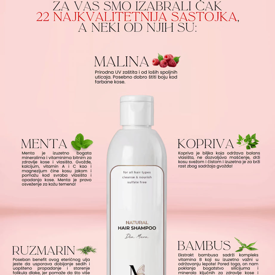 Miamor Šampon za sve tipove kose bez sulfata