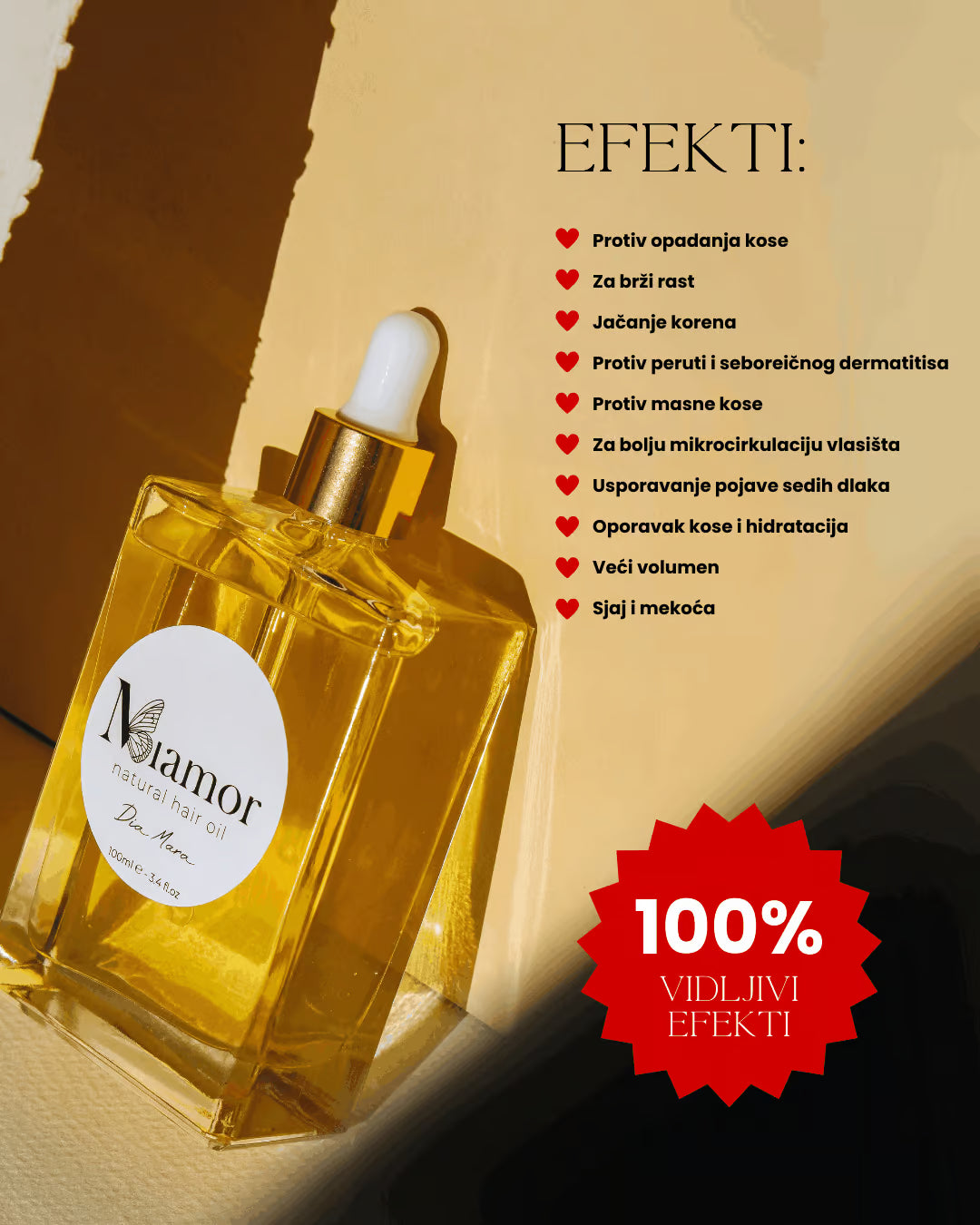 Miamor BEST VALUE ulje za negu i rast kose 100ml