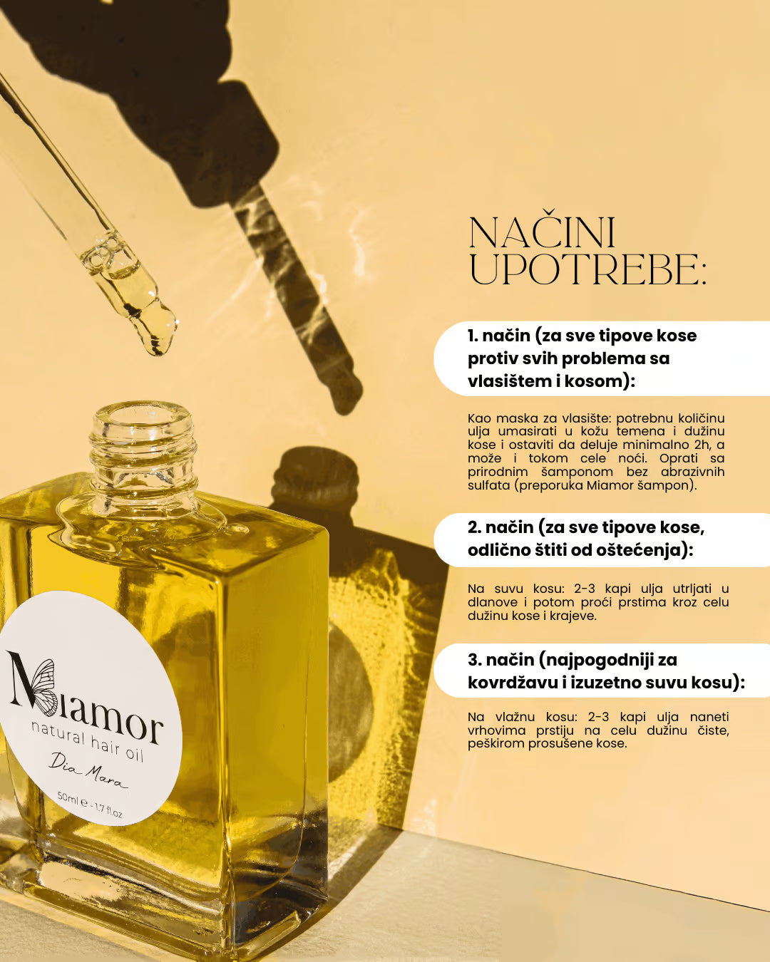 Miamor BEST VALUE ulje za negu i rast kose 100ml