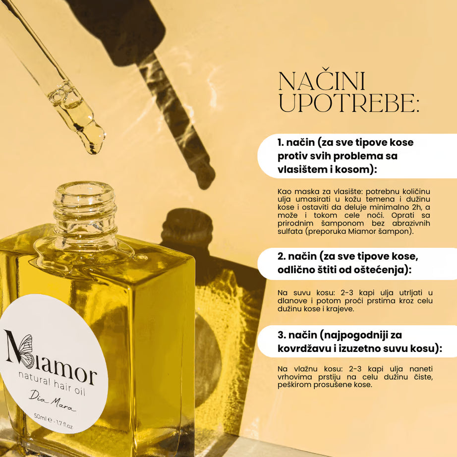 Miamor STANDARD ulje za negu i rast kose 50ml